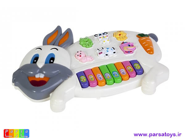پیانو موزیکال طرح خرگوش مدل 3300
