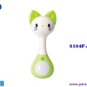 جغجغه موزیکال هولا تویز مدل 3134 گربه